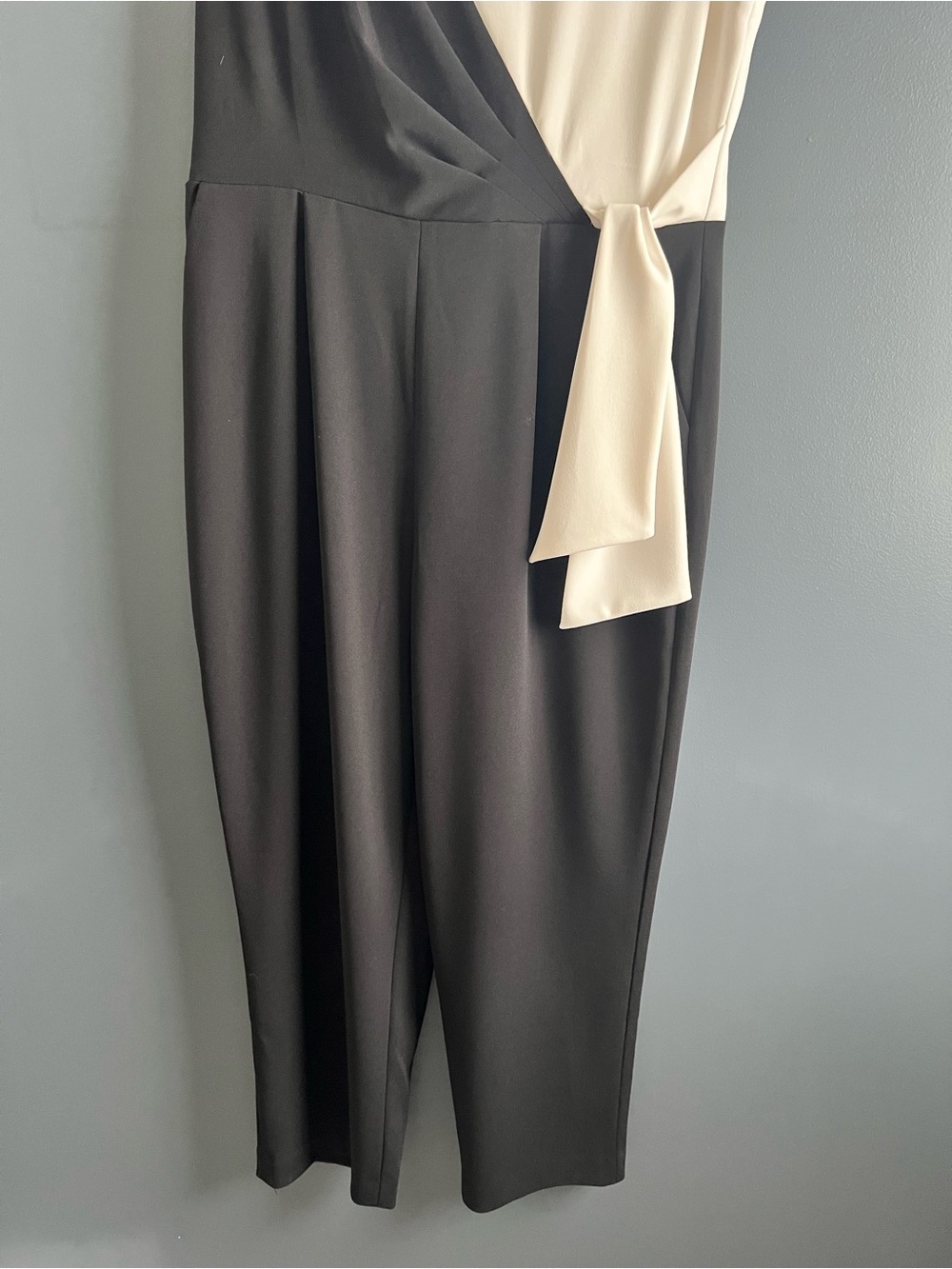 Andrew Marc Black and White Jumpsuit - Picture 6 of 12